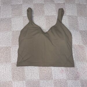 Lululemon Athletica Khaki Crop Top